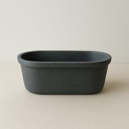 Maceta de resina ovalada de 24 cm