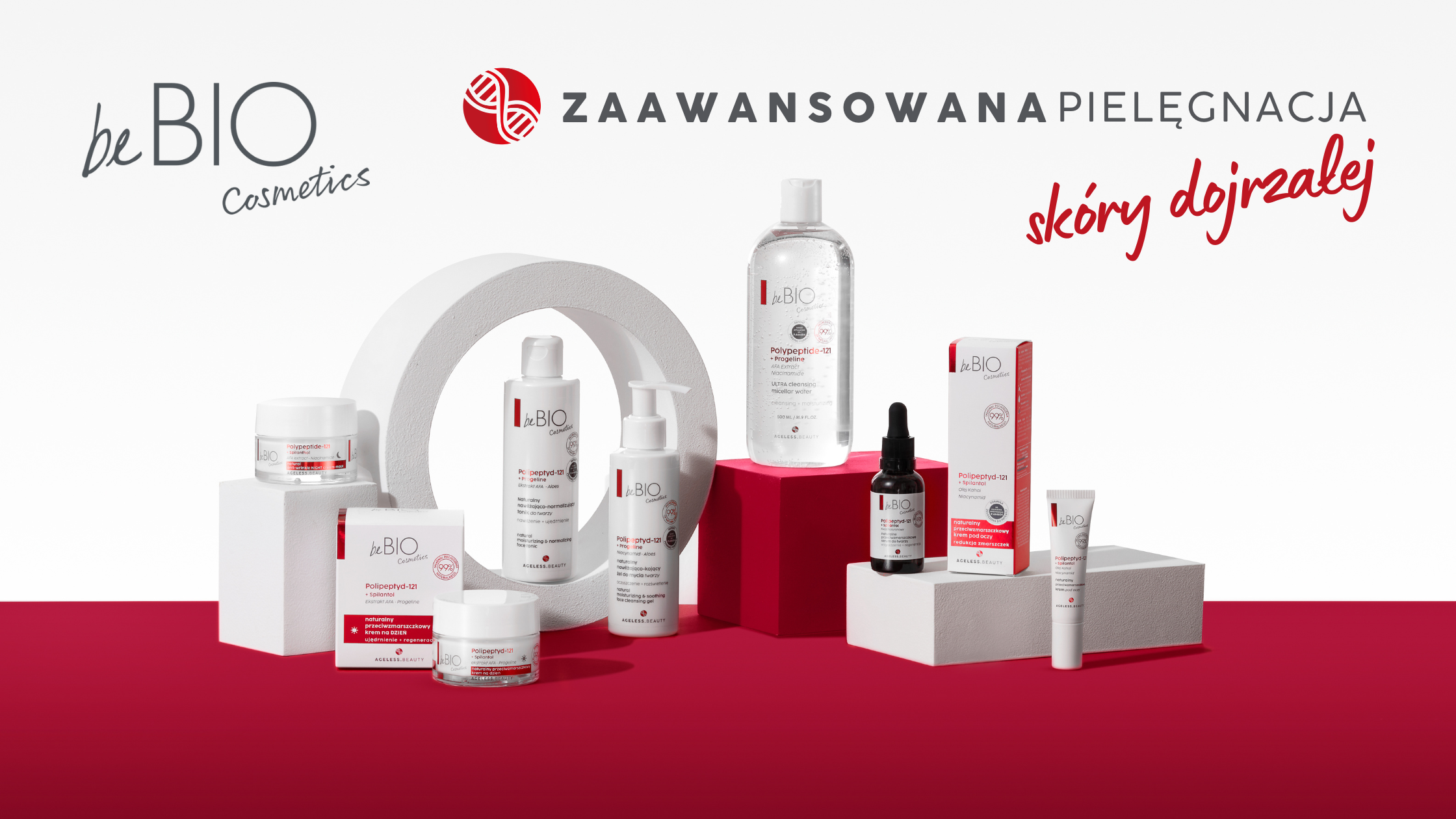 Zaawansowana pielęgnacja skóry dojrzałej dzięki linii kosmetyków Ageless Beauty