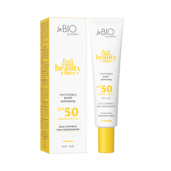 Nawilżający krem ochronny do twarzy SPF 50 FEEL YOUR BEAUTY VIBES 40ml