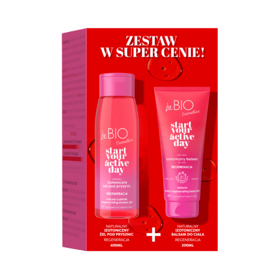 Zestaw START YOUR ACTIVE DAY Regeneracja Żel pod prysznic 400 ml + balsam do ciała 200 ml