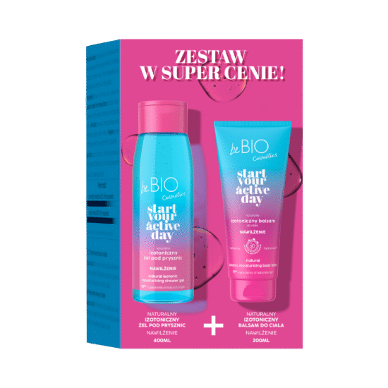 Zestaw START YOUR ACTIVE DAY Nawilżenie Żel pod prysznic 400 ml + balsam do ciała 200 ml