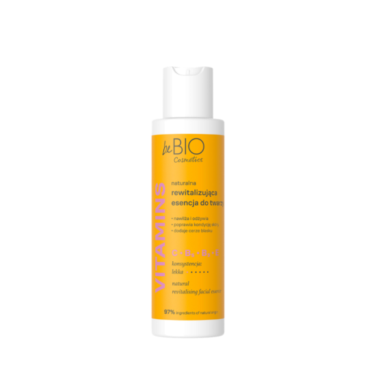Naturalna rewitalizująca esencja do twarzy, 100 ml