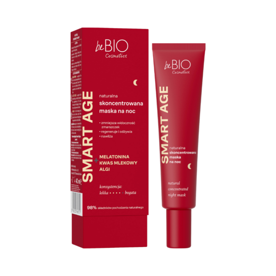 Naturalna skoncentrowana maska na noc Smart Age, 40 ml